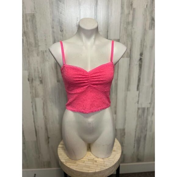 Forever 21 pink crop top - Picture 1 of 6